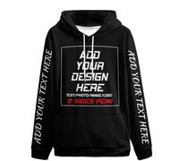 Felpe con Cappuccio Personalizzate - Progetta Le Tue Felpe Aggiungendo Foto e Testo - per Uomo e Donna