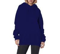 Felpe con cappuccio preppy grafiche invernali 2026 Meet at The Ocean per donne ragazze felpe oversize a maniche lunghe pullover top, Marina Militare, 3XL