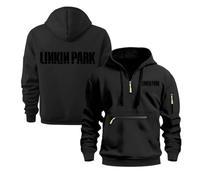 Felpe con cappuccio pullover con cerniera da uomo for felpa Linkin Park