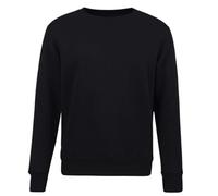Felpe con cappuccio sportive da uomo Silm Fit a maniche lunghe in pile felpe tinta unita felpa girocollo maglioni traspirante traspirante felpa di grandi dimensioni in autunno e inverno, Nero , L