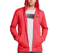 Felpe con cappuccio Under Armour UA Armour Fleece FZ Hoodie-RED 197777227089 in taglia M EU