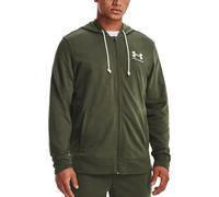 Felpa da uomo Under Armour Rival Terry LC FZ Taglia: L / Colore: verde/bianco