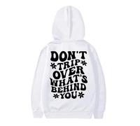 Felpe con cappuccio unisex per ragazzi e ragazze, carine con stampa, pullover basico casual oversize, con collo a giro e tasche, per giovani, top a maniche lunghe, colori solidi, alla moda, larghi