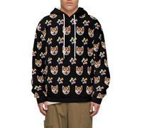 Felpe con Cappuccio Uomo Donna Personalizzata Felpa Leggera Personalizzate Il Tuo Quadro con Foto del Viso Hoodie Streetwear Famiglia Coppia Idee Regalo Personalizzati