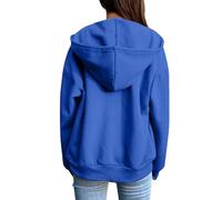 Felpe con Zip da Donna, Hoodie Tasche Cerniera Comode Leggera Giacca Estiva Streetwear Trekking Taglie Forti Cardigan Lunga Felpa Inter Donna per La Vita Quotidiana E Lo Sport