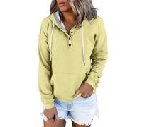 Felpe da donna con cappuccio elastiche da donna Uk Laid-Back Tinta unita Felpe per le donne UK Ladies Zip Up Plain Felpe con cappuccio Cardigan Top Maniche Lunghe Abbigliamento Autunno Urbano Danza