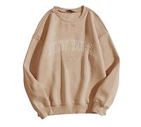 Felpe da donna con stampa di lettere di Los Angeles Vintage Backwoods New York Outfits Cartoon Preppy Crewneck Felpe con cappuccio Grafica California Solid Top personalizzati 2025 Essential College