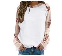 Felpe da donna per la stagione di calcio con maniche raglan casual calcio mamma amante del calcio top grafica girocollo calcio gameday country felpe con cappuccio trendy gameday calcio morbido, cachi
