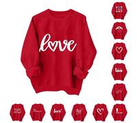 Felpe da Donna Personalizzate, Felpa da Donna in Cotone Personalizzato, Felpa per San Valentino, Felpa Casual Felpe 2025 con Cappuccio Ampio con Cappuccio Comodo, Manica Lunga e Scollo Rotondo Top