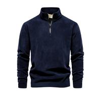 Felpe da Uomo, Maglioni in Micropile, Maglioni con Mezza Zip, maglionies a Collo Alto, Giacche in Pile, Caldi maglionis Sportivi, Giacche da Trekking,Blue-s