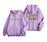 Felpe Donna con Zip Essential Felpe Aperte Donna, Sportiva Casual con Coulisse Felpa Manica Lunga Tasca con Cerniera E Stampa a Lettere con Cappuccio per Sportiva Casual in Stile College