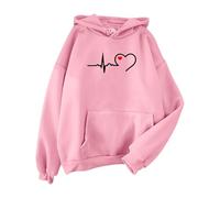 Felpe Donna Particolari Felpa Blu Donna Con Zip Felpe Cappuccio Abbigliamento Da Casa Stitch Bambina Los Angeles Stampa Notte Estate Grande Bianca Corta Scheletro Di Pile Morbida Over Size Senza