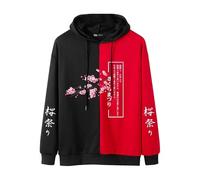 Felpe e felpe con cappuccio da uomo a maniche lunghe con lettera grafica stampata pullover con cappuccio top patchwork facile da pulire felpe con cappuccio moda casual intelligente morbida e comoda