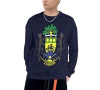 Felpe Gabon Emblema Nazionale Divertente Stampa Felpe con Cappuccio con Coulisse Felpa Uomo Adulti con Tasche Girocollo Felpa Taglia S A 4XL per Uso Quotidiano