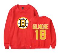 Felpe girocollo Happy Gilmore 2, casual, con scollo rotondo, Rosso, XS
