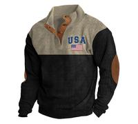 Felpe grafiche a coste da uomo estetico alla moda abiti in velluto a coste casual western manica lunga colletto con cappuccio cartoni animati vestibilità ampia backwoods vintage tunica felpe anime
