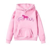 Felpe Invernali Ragazze Casual Sport T-Shirt Felpa Basic Comfort Traspirante Maglia di Tuta A Manica Lunga Pullover per Inverno Autunno Sportswear Tutti I Giorni Usura