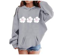 Felpe Invernali Ragazzo Ragazzi Ragazza Natale Pullover Tops Bambini Cartoon Stampa Felpa Tinta Unita Sweatshirt Calda T-Shirt Girocollo Morbida per Cotone Manica Lunga Casual Maschio e Femmina