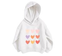 Felpe Invernali Ragazzo Top Sportivo Maglietta Morbidi Economici Casual con Cappuccio Stampa Hooded Sweatshirt Bambini Autunno Winte Girocollo per e Bambine