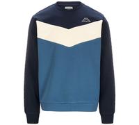 Kappa Idisson Active Man Felpa, Blu/Bianco, S Uomo