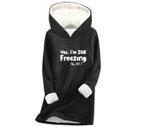 Felpe Nere con Cappuccio Donna Felpa Lunga di Pelo Aperte Primaverili Semplice Sintetica Leggero Fronte Prezzo alla Forward Vendute Aperto Color Spalla Classici Pura