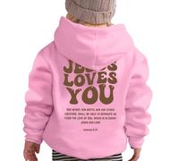 Felpe per Neonato Felpa da Ragazzo e Ragazza Abbigliamento novità con Cappuccio Semplice Ultra Morbida Oversize Solid Color Pullover Bambino 3-14 Anni