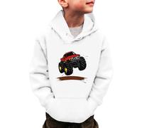 Felpe Ragazza Arcobaleno Bambini e bambine Dinosaur Cars Felpe Manica lunga con cappuccio Pullover Bambini piccoli Inverno Caldo Maglione Magliette 3 14 anni Felpa Ragazze 13 14 (White, 3-4 Years)