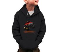 Felpe Ragazza Arcobaleno Bambini e bambine Dinosaur Cars Felpe Manica lunga con cappuccio Pullover Bambini piccoli Inverno Caldo Maglione Magliette 3 14 anni Felpa Ragazze 13 14 (Black, 11-12 Years)