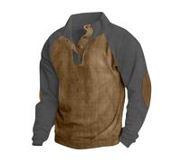 Felpe Senza Cappuccio da Uomo Traspirante Sportiva Eleganti Pullover Tops Hoodie Oversize Firmate Felpa Tinta Unita Casual Invernale Lavoro per Le Mezze Stagioni