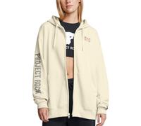 Felpe Under Armour Pjt Rck HWT FZ Hard at Wrk-BRN 197777349743 in taglia S EU