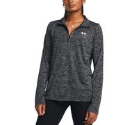 Felpa Under Armour Tech Half Zip Twist grigio scuro donna - L
