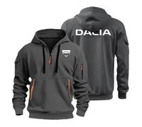 Felpe Uomo con Cappuccio Da.ci-a, sweat con Calda Morbido, Felpe con Cappuccio Invernale Moda, Unisex(Dark Grey,XL)