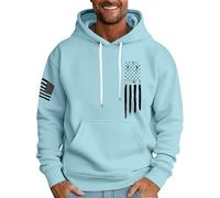 Felpe Uomo Con Cappuccio Giacca Uomo Elegante Taglie Forti Imbottite Running Sweatshirt Termica Hoodie Leggera Militare Maniche Lunghe Felpe Sportive Felpata Vestiti Bodybuilding Sport 2#ciel bleu L