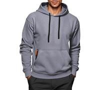 Felpe Uomo con Cappuccio Leggera Maniche Lunghe Maglioni Felpa Uomo con Tasche Inverno Abbigliamento Trekking in Tinta Unita Giacca Sportiva Casual per l'autunno Lo Sport Il Fitness la Montagna