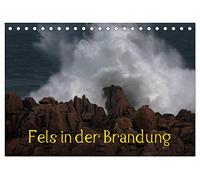 Fels in der Brandung (Tischkalender 2026 DIN A5 quer), CALVENDO Monatskalender: Felsen und Meer