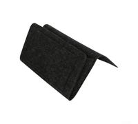 Felt Bedside Pocket Organizer Hanging Storage Bag for Sofa(Black) | Wide opening design, fits tablets magazines remotes, keeps bedside tidy, easy per access storage
