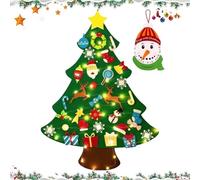Felt Christmas Tree Toy | My First Christmas Tree - Creative Kids Christmas Tree Toy, Felt Christmas Tree Decor With LED String Light For Home Wall Door