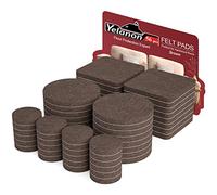 Felt Furniture Pads -56 Pcs(1+2)” Furniture Pads Self Adhesive, Cuttable Felt Chair Pads, Anti Scratch Floor Protectors for Furniture Feet Chair Legs, Furniture Felt Pads for Hardwoods Floors,Brown