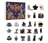 Felt Halloween Countdown Calendar - Wall | Large Fabric Hanging Map With Movable Ghost Marker, Numbered Pockets For Candy, Stitching; Great For Classrooms, And Home Wall Decor