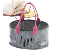 Felt Music Player Organizer, Hearing Doll Storage Suitcase, Extra Space Cloth Case, Music Carrying Bag, Multi-Functional Musical Instrument Accessories for Player Starter Set