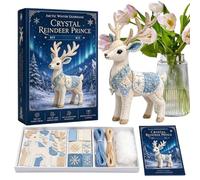 Felt Sewing Kit | Pre-Cut Cute Reindeer Beginner-Friendly DIY