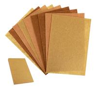 Felt Sheets 9-Pack 30 x 20 cm, 1mm Feltro DIY Fabric for Arts and Crafts Projects, Sewing, Patchwork (3 Brown)