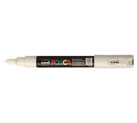 Felt-Tip Pens Posca Pc-1M White Black (6 Units) (1 Unit) NUOVO