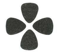 Felt Tones - Plettro per chitarra, feltro di lana nero, confezione da 4