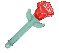 FELTECHELECTR 10 Pezzi Palloncino Rose Balloon For Valentine, Palloncino Decorativo per Matrimonio e Festa, in Alluminio Film, Rosso, Decorazione per San e Party