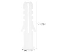 FELTECHELECTR 100 pezzi Tappi di Espansione in Plastica Resistenti alla Corrosione Anti-invecchiamento Alta Elasticità per Ancoraggio Muro Sicuro e Duraturo