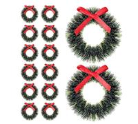 FELTECHELECTR 12 Ornamenti Pendenti in Miniatura per Decorazioni Festive di Case delle Bambole Atmosfera Calda e Festosa