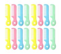 FELTECHELECTR 16 Pezzi Pettine per Chioma Bebé Denti Larghi e Manico | Set, Punte Arrotondate, Cura Delicata Dopo Bagno, Uso una Sola Mano