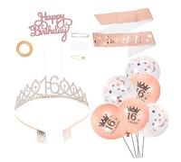 FELTECHELECTR 1set Birthday Sash Decorazioni Addobbi Per Compleanno e Anniversari Accessori Festivi Per Celebrare