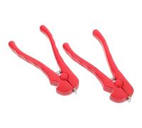 FELTECHELECTR 2 Pezzi Apri Ostriche in Plastico Rosso, Strumento Professionale per Aprire Conchiglie e Frutti di Mare, Facile da Pulire, per Casa e Ristorante Stili multipli